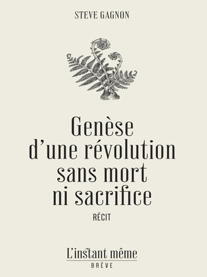 cover image of Genèse d'une révolution sans mort ni sacrifice